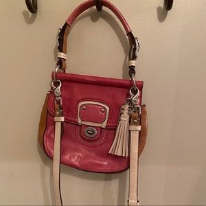 Leather Legacy COACH mini Willis crossbody bag